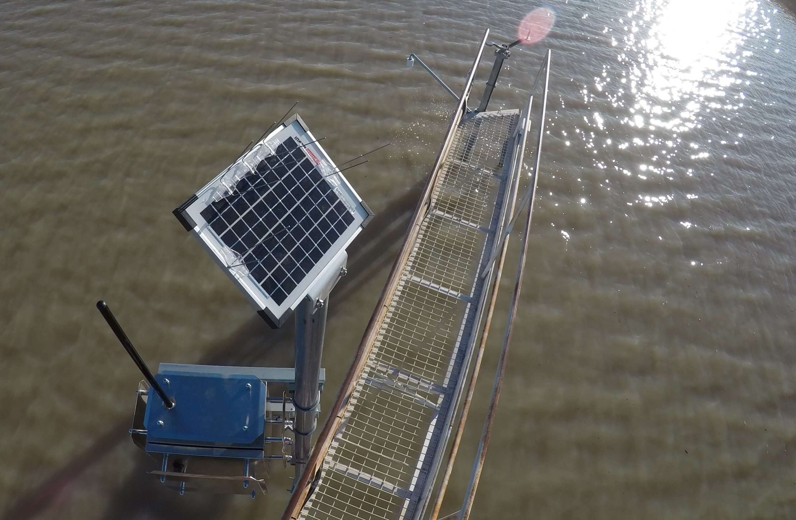 NSW DPIE field sensor installation, floodplain monitoring program